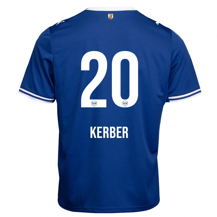 Danxen Dames Luca Kerber #20 Koninklijk Blauw Wit Uitshirt Uittenue 2026/27 T-Shirt België