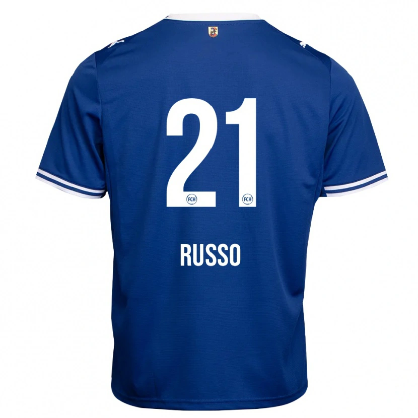 Danxen Dames Gianluca Russo #21 Koninklijk Blauw Wit Uitshirt Uittenue 2026/27 T-Shirt België