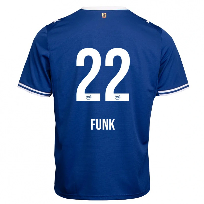 Danxen Dames Sebastian Funk #22 Koninklijk Blauw Wit Uitshirt Uittenue 2026/27 T-Shirt België