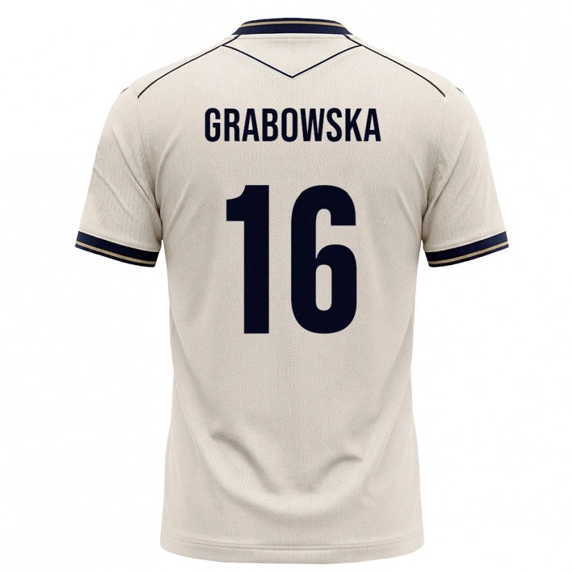 Danxen Dames Dominika Grabowska #16 Off-White Inktblauw Uitshirt Uittenue 2026/27 T-Shirt België