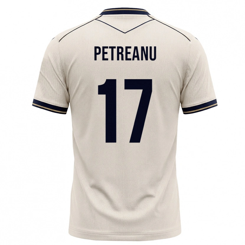 Danxen Dames Vlad Petreanu #17 Off-White Inktblauw Uitshirt Uittenue 2026/27 T-Shirt België