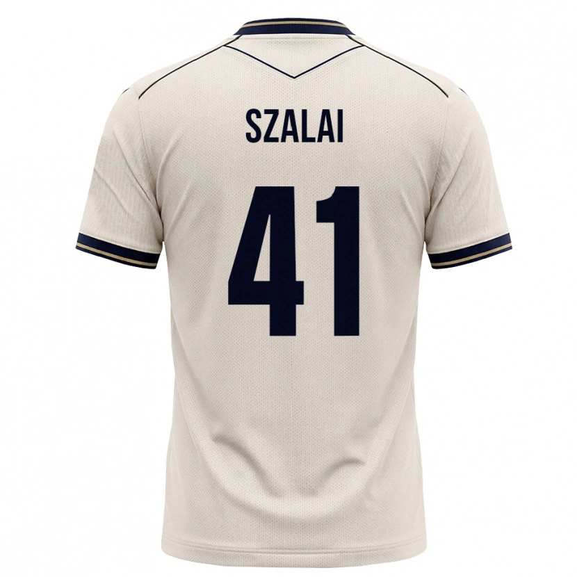 Danxen Dames Attila Szalai #41 Off-White Inktblauw Uitshirt Uittenue 2026/27 T-Shirt België
