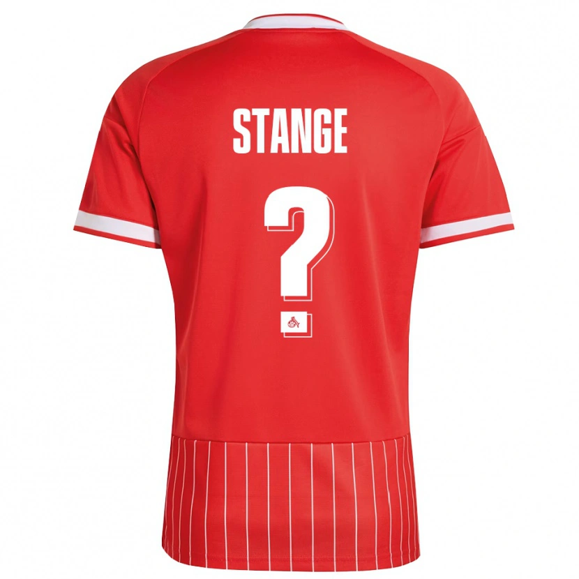 Danxen Dames Julian Stange #0 Rood Wit Groen Uitshirt Uittenue 2026/27 T-Shirt België