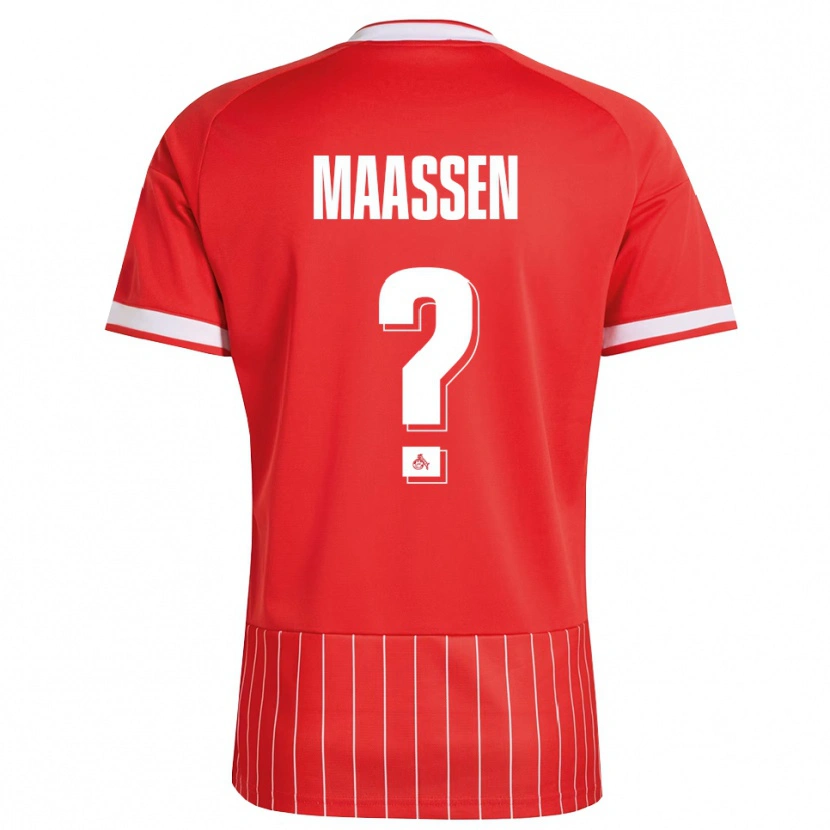 Danxen Dames Leonard Maaßen #0 Rood Wit Groen Uitshirt Uittenue 2026/27 T-Shirt België