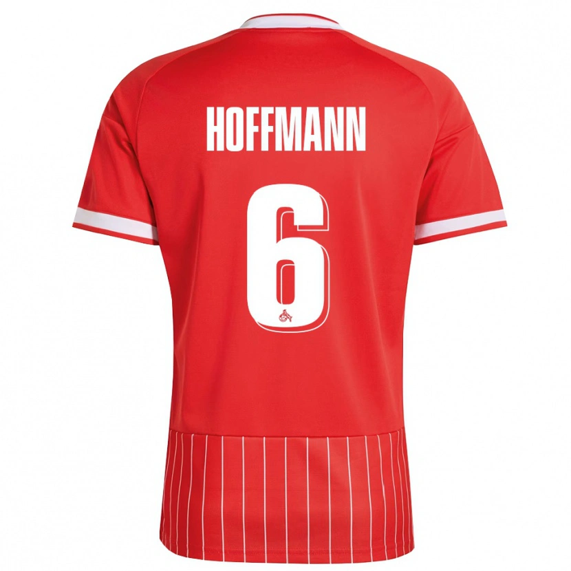 Danxen Dames Niklas Hoffmann #6 Rood Wit Groen Uitshirt Uittenue 2026/27 T-Shirt België