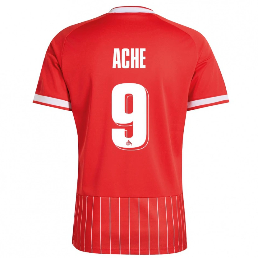 Danxen Dames Ragnar Ache #9 Rood Wit Groen Uitshirt Uittenue 2026/27 T-Shirt België
