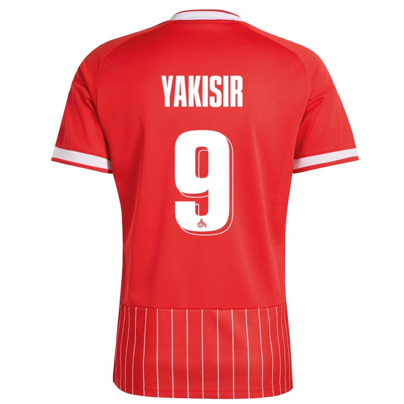 Danxen Dames Emir-Ahmet Yakisir #9 Rood Wit Groen Uitshirt Uittenue 2026/27 T-Shirt België