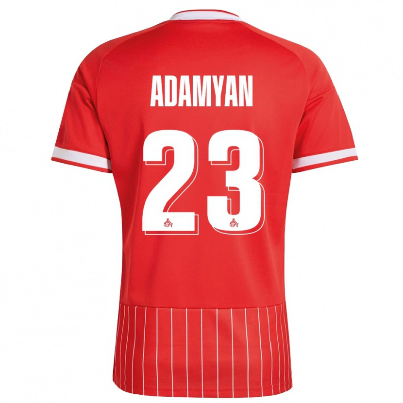Danxen Dames Sargis Adamyan #23 Rood Wit Groen Uitshirt Uittenue 2026/27 T-Shirt België