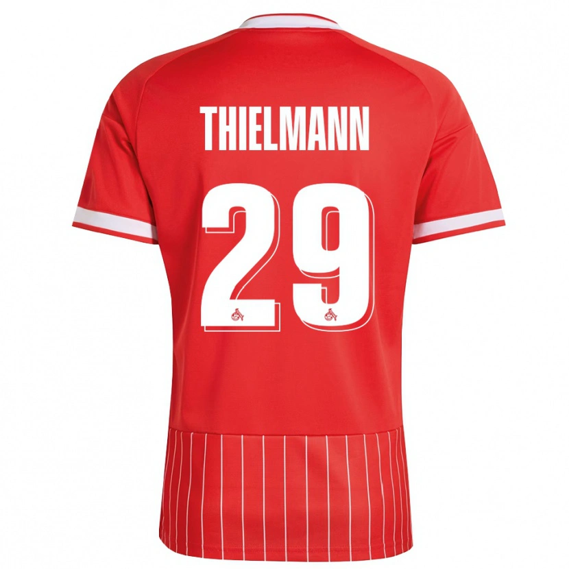 Danxen Dames Jan Thielmann #29 Rood Wit Groen Uitshirt Uittenue 2026/27 T-Shirt België