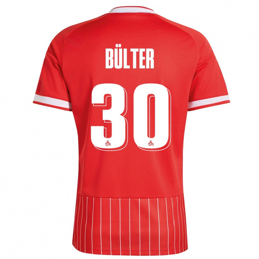 Danxen Dames Marius Bülter #30 Rood Wit Groen Uitshirt Uittenue 2026/27 T-Shirt België