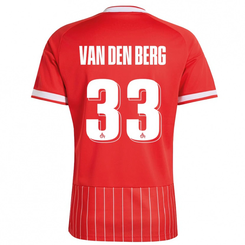 Danxen Dames Rav Van Den Berg #33 Rood Wit Groen Uitshirt Uittenue 2026/27 T-Shirt België