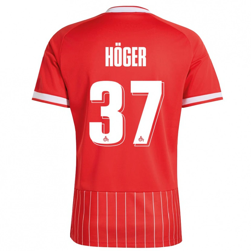 Danxen Dames Marco Höger #37 Rood Wit Groen Uitshirt Uittenue 2026/27 T-Shirt België