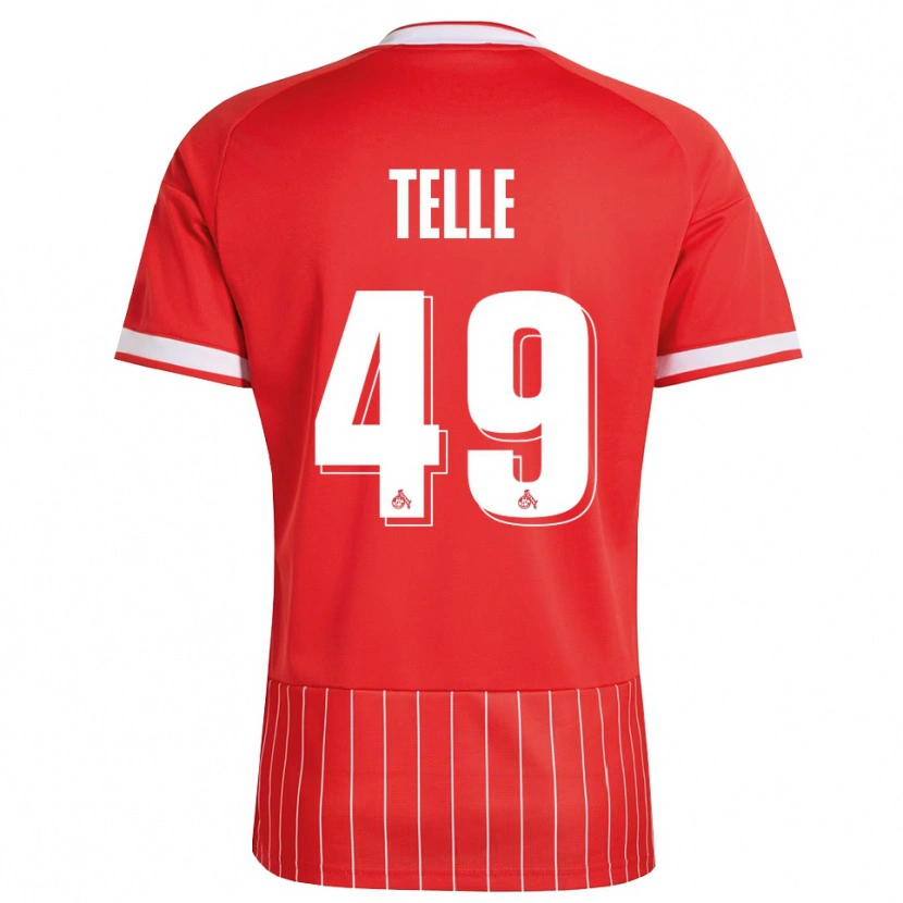 Danxen Dames Neo Telle #49 Rood Wit Groen Uitshirt Uittenue 2026/27 T-Shirt België