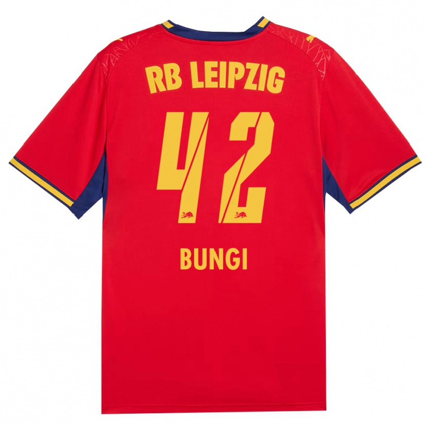 Danxen Dames Joyeux Masanka Bungi #42 Rood Geel Koninklijk Blauw Uitshirt Uittenue 2026/27 T-Shirt België
