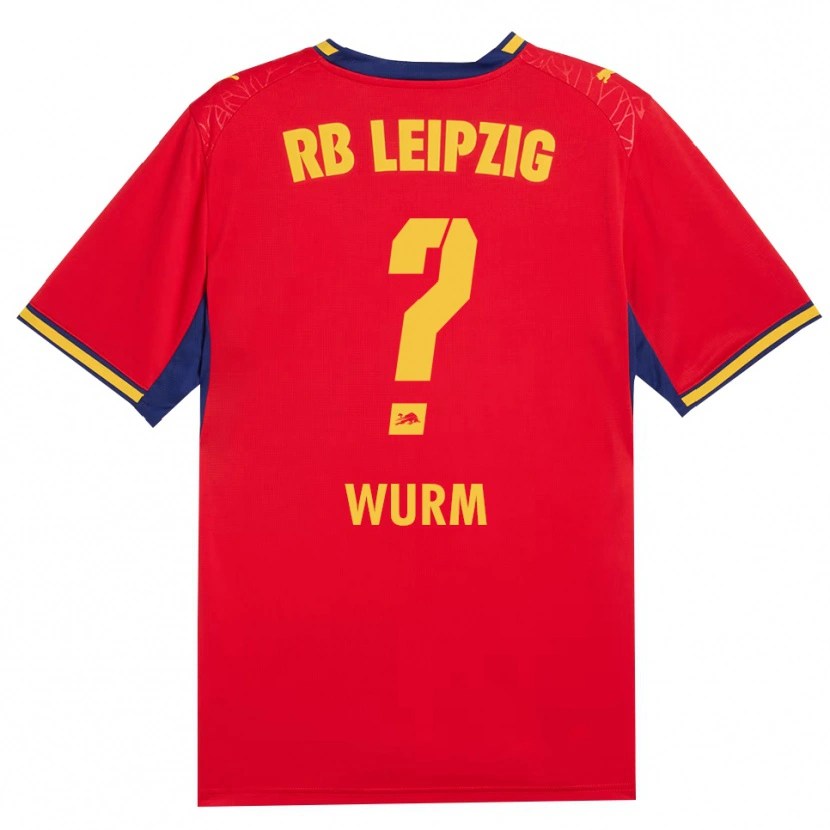 Danxen Dames Simon Wurm #0 Rood Geel Koninklijk Blauw Uitshirt Uittenue 2026/27 T-Shirt België