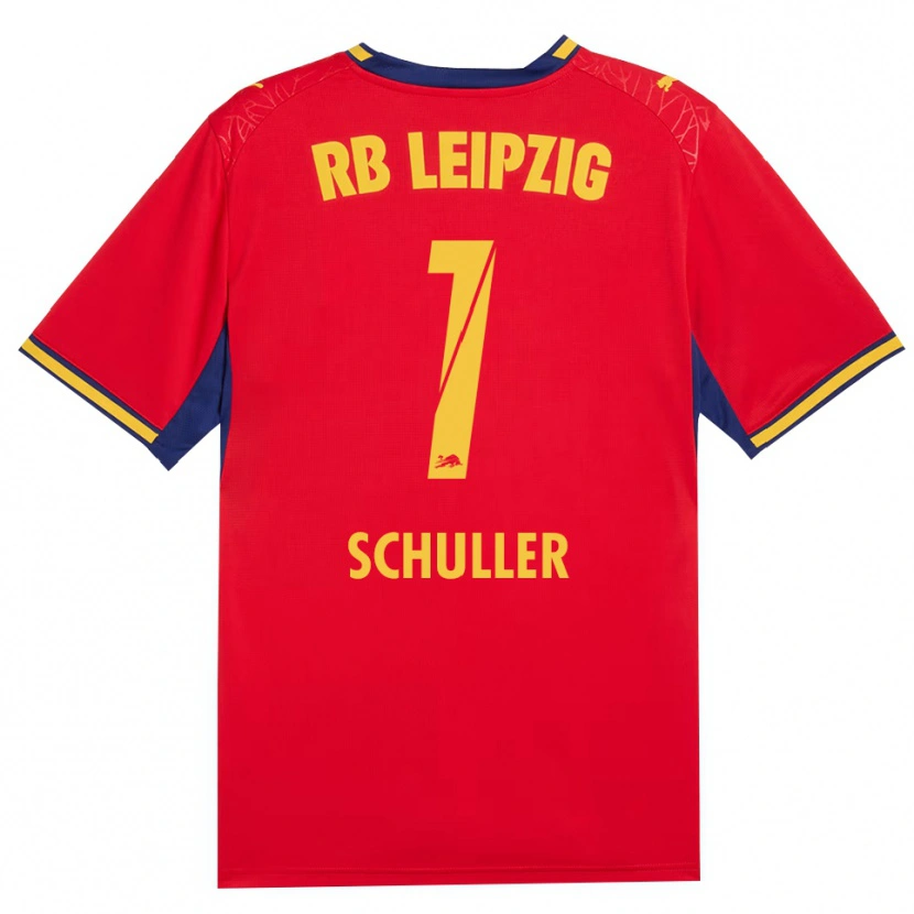 Danxen Dames Gina Schüller #1 Rood Geel Koninklijk Blauw Uitshirt Uittenue 2026/27 T-Shirt België