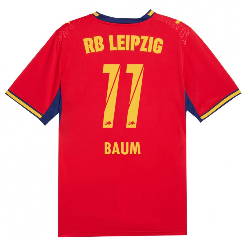 Danxen Dames Lisa Baum #11 Rood Geel Koninklijk Blauw Uitshirt Uittenue 2026/27 T-Shirt België