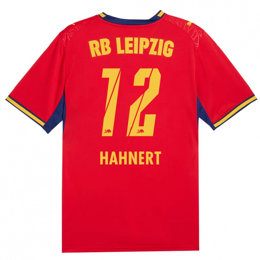 Danxen Dames Ole Hähnert #12 Rood Geel Koninklijk Blauw Uitshirt Uittenue 2026/27 T-Shirt België