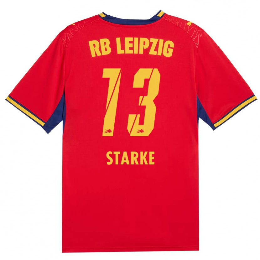 Danxen Dames Sandra Starke #13 Rood Geel Koninklijk Blauw Uitshirt Uittenue 2026/27 T-Shirt België