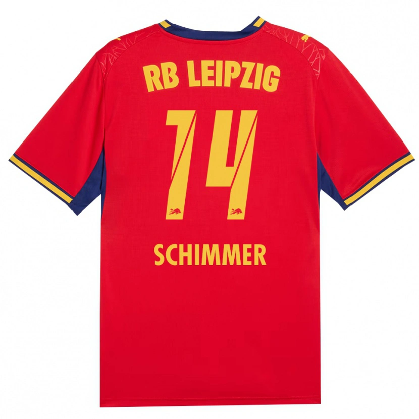 Danxen Dames Marleen Schimmer #14 Rood Geel Koninklijk Blauw Uitshirt Uittenue 2026/27 T-Shirt België