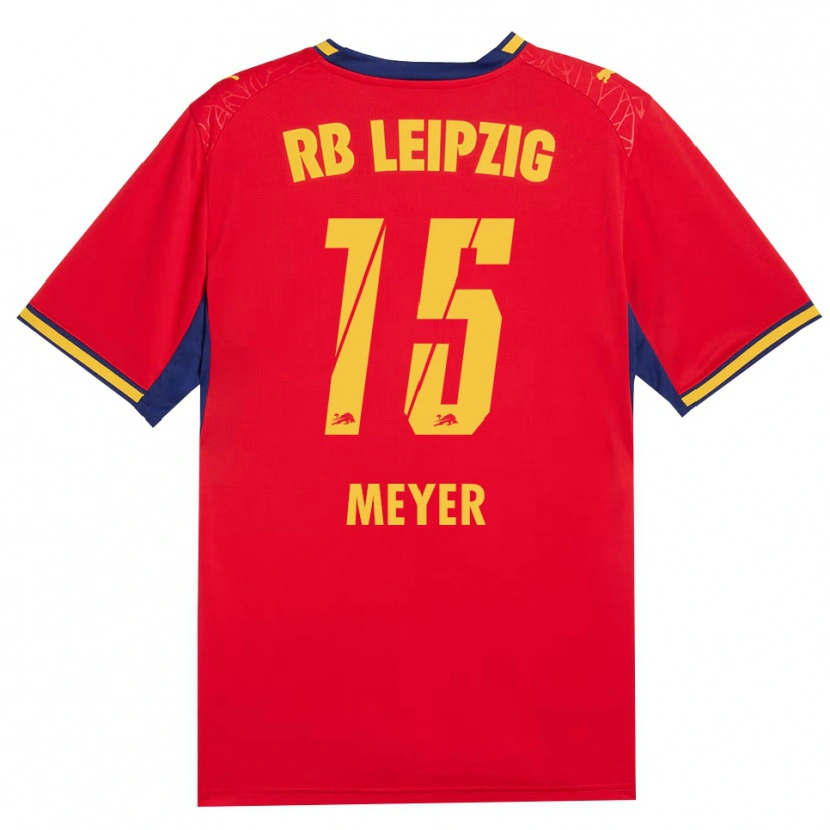 Danxen Dames Tim Meyer #15 Rood Geel Koninklijk Blauw Uitshirt Uittenue 2026/27 T-Shirt België