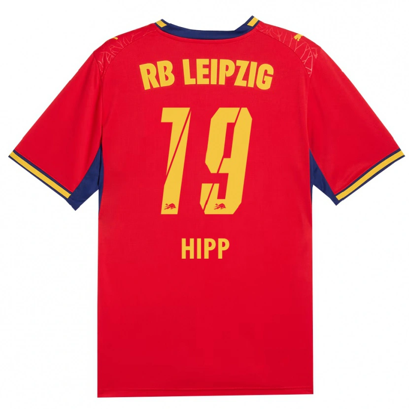 Danxen Dames Jenny Hipp #19 Rood Geel Koninklijk Blauw Uitshirt Uittenue 2026/27 T-Shirt België