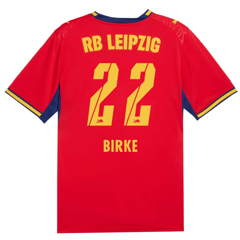 Danxen Dames Lennox Birke #22 Rood Geel Koninklijk Blauw Uitshirt Uittenue 2026/27 T-Shirt België