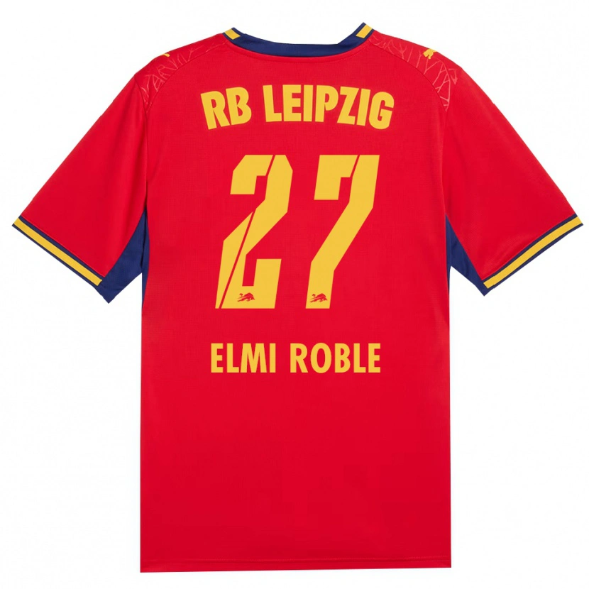 Danxen Dames Alinur Elmi Roble #27 Rood Geel Koninklijk Blauw Uitshirt Uittenue 2026/27 T-Shirt België