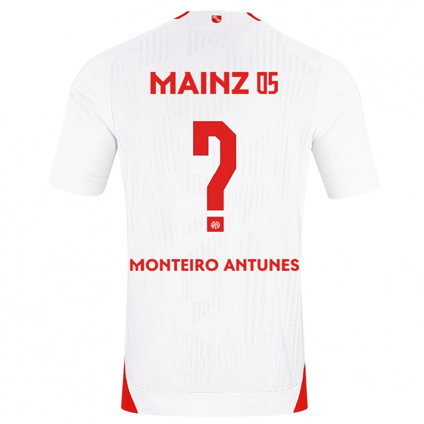 Danxen Dames Rafael Monteiro Antunes #0 Wit Rood Geel Uitshirt Uittenue 2026/27 T-Shirt België