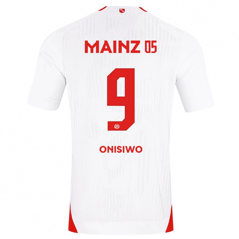 Danxen Dames Karim Onisiwo #9 Wit Rood Geel Uitshirt Uittenue 2026/27 T-Shirt België