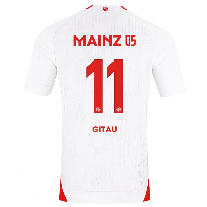 Danxen Dames Andre Gitau #11 Wit Rood Geel Uitshirt Uittenue 2026/27 T-Shirt België