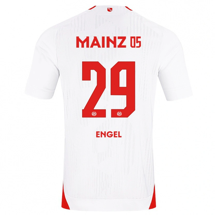 Danxen Dames Fritz Engel #29 Wit Rood Geel Uitshirt Uittenue 2026/27 T-Shirt België