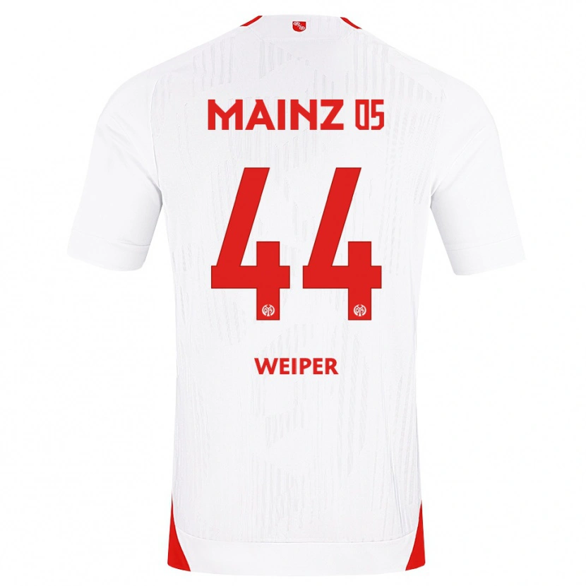 Danxen Dames Nelson Weiper #44 Wit Rood Geel Uitshirt Uittenue 2026/27 T-Shirt België