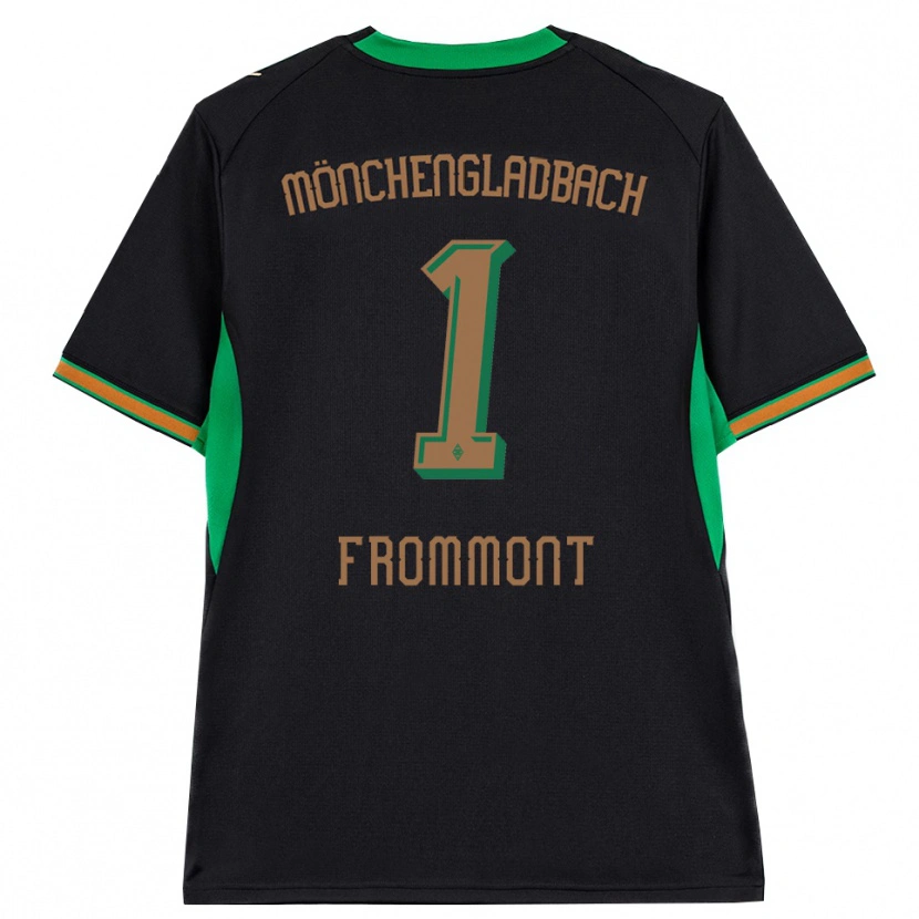 Danxen Dames Romina Frommont #1 Zwart Oranje Groen Bruin Uitshirt Uittenue 2026/27 T-Shirt België