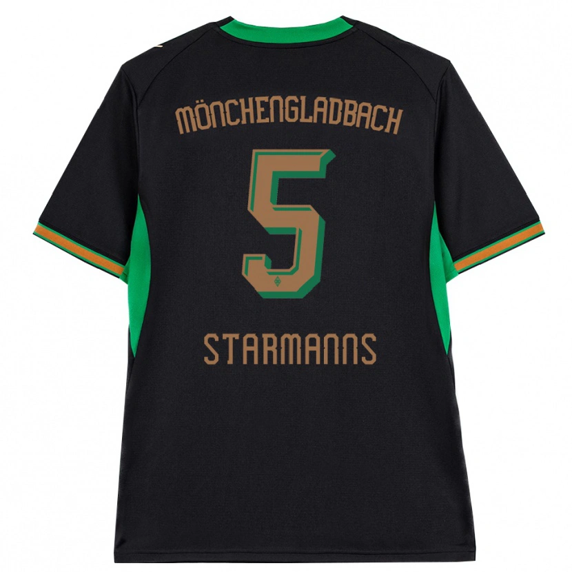 Danxen Dames Sandra Starmanns #5 Zwart Oranje Groen Bruin Uitshirt Uittenue 2026/27 T-Shirt België
