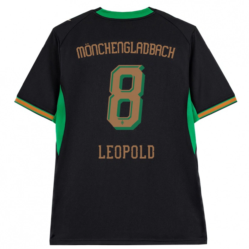 Danxen Dames Enzo Leopold #8 Zwart Oranje Groen Bruin Uitshirt Uittenue 2026/27 T-Shirt België