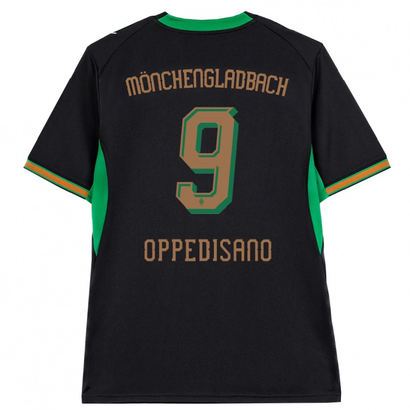 Danxen Dames Valentina Oppedisano #9 Zwart Oranje Groen Bruin Uitshirt Uittenue 2026/27 T-Shirt België