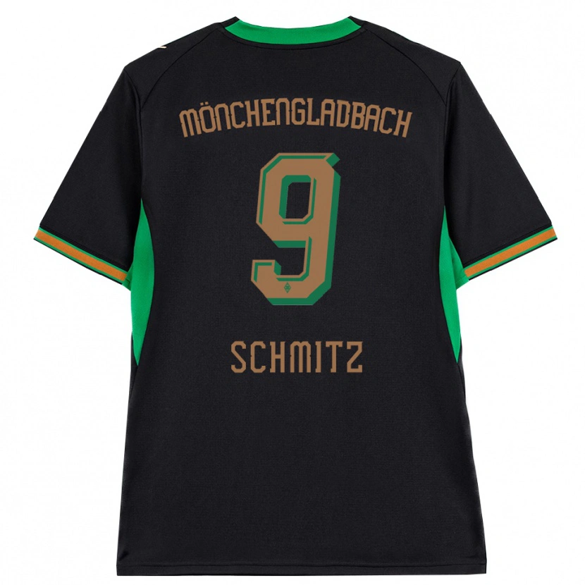 Danxen Dames Sarah Schmitz #9 Zwart Oranje Groen Bruin Uitshirt Uittenue 2026/27 T-Shirt België
