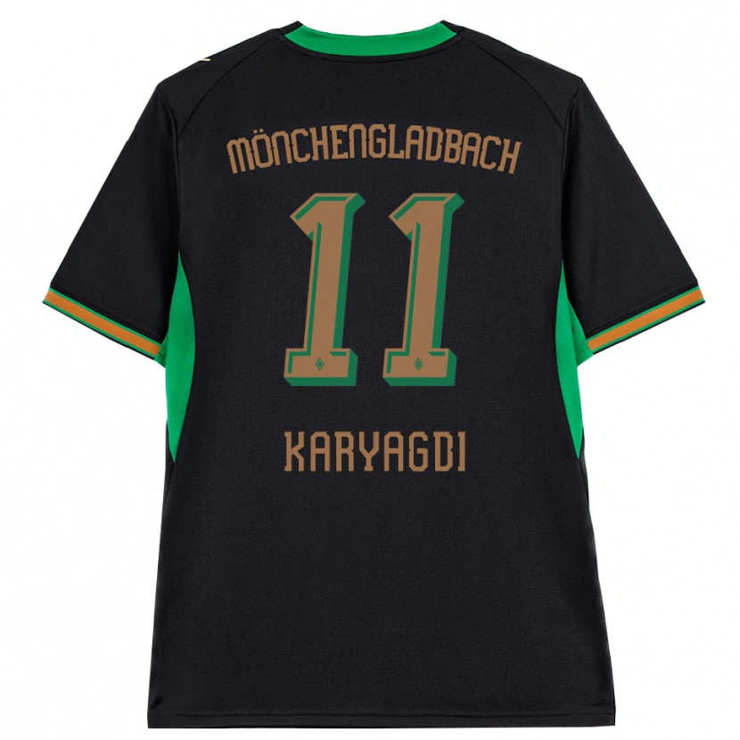 Danxen Dames Kerim Karyagdi #11 Zwart Oranje Groen Bruin Uitshirt Uittenue 2026/27 T-Shirt België