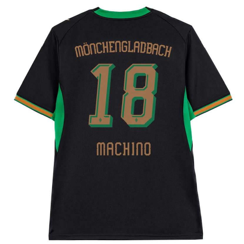 Danxen Dames Shuto Machino #18 Zwart Oranje Groen Bruin Uitshirt Uittenue 2026/27 T-Shirt België