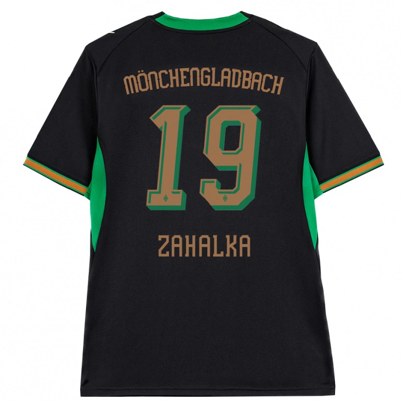 Danxen Dames Filip Zahálka #19 Zwart Oranje Groen Bruin Uitshirt Uittenue 2026/27 T-Shirt België