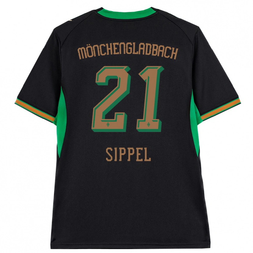 Danxen Dames Tobias Sippel #21 Zwart Oranje Groen Bruin Uitshirt Uittenue 2026/27 T-Shirt België