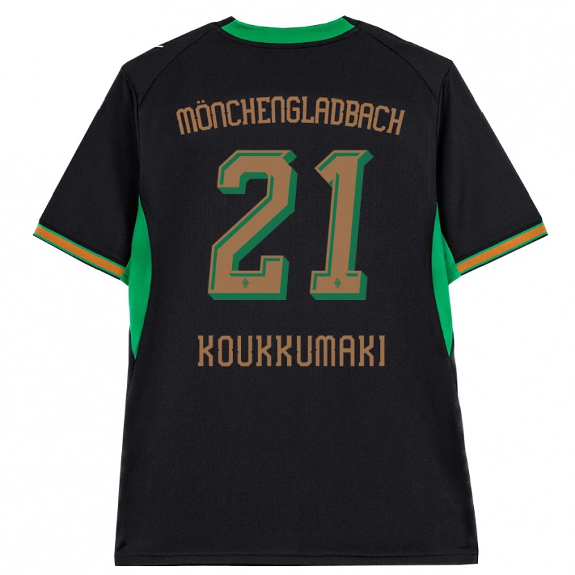 Danxen Dames Taavi Koukkumäki #21 Zwart Oranje Groen Bruin Uitshirt Uittenue 2026/27 T-Shirt België