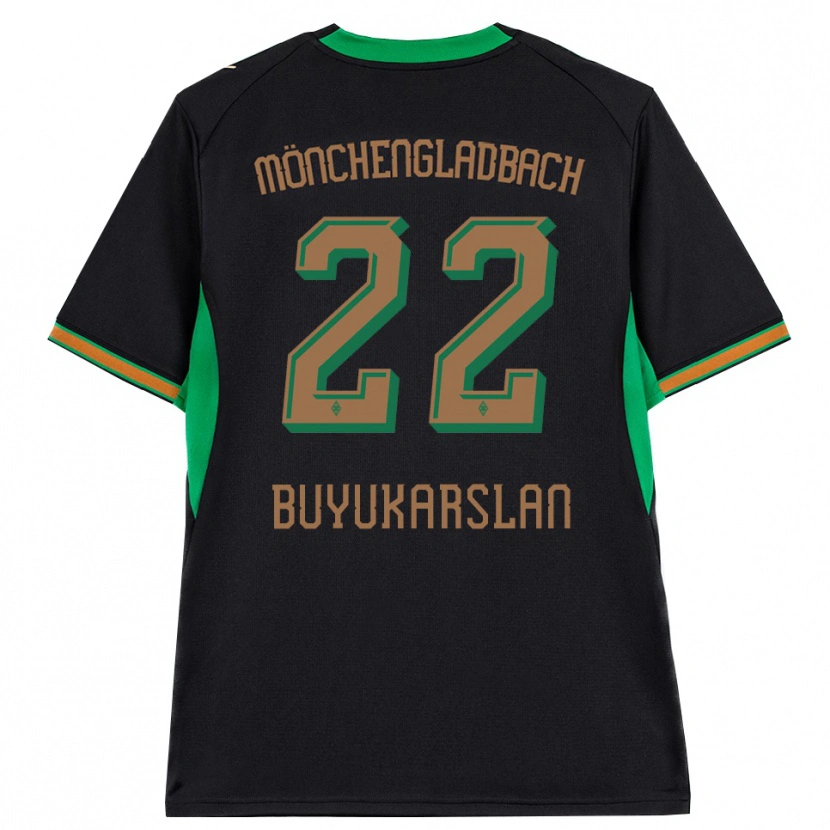 Danxen Dames Oguzcan Büyükarslan #22 Zwart Oranje Groen Bruin Uitshirt Uittenue 2026/27 T-Shirt België