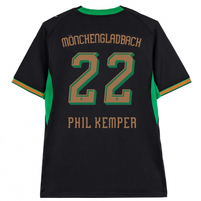 Danxen Dames Phil Kemper #22 Zwart Oranje Groen Bruin Uitshirt Uittenue 2026/27 T-Shirt België