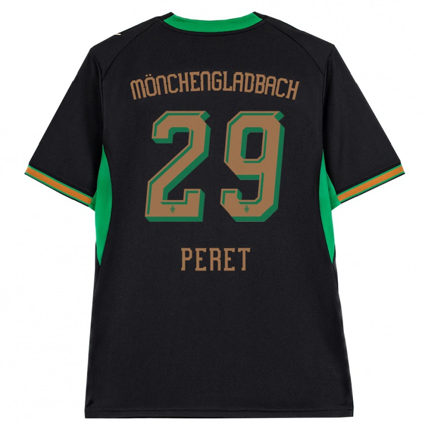 Danxen Dames Jakub Peret #29 Zwart Oranje Groen Bruin Uitshirt Uittenue 2026/27 T-Shirt België