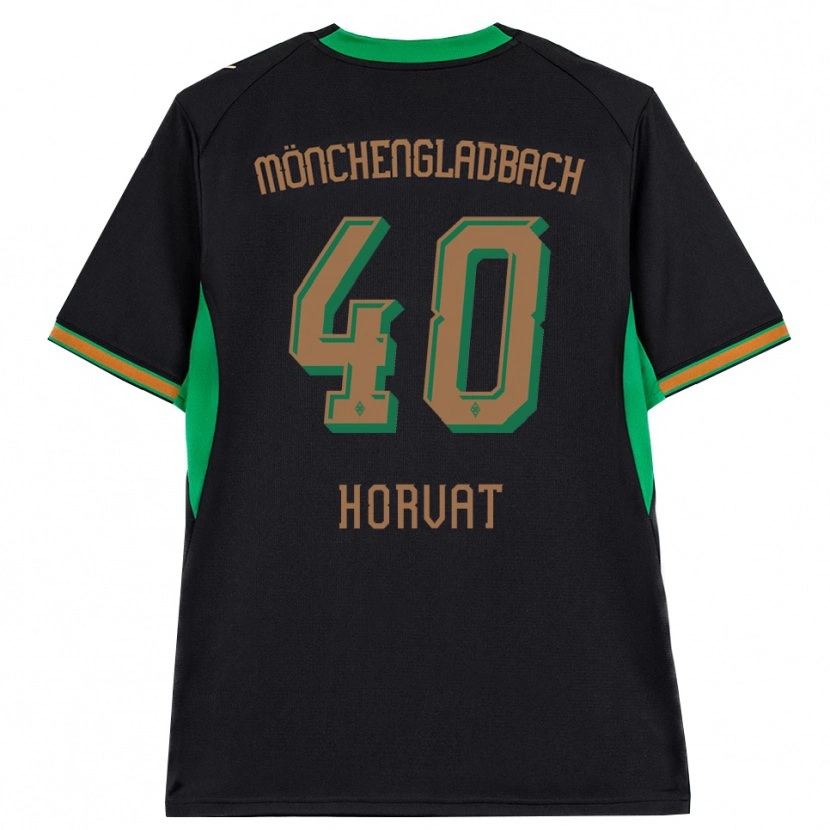 Danxen Dames Niko Horvat #40 Zwart Oranje Groen Bruin Uitshirt Uittenue 2026/27 T-Shirt België