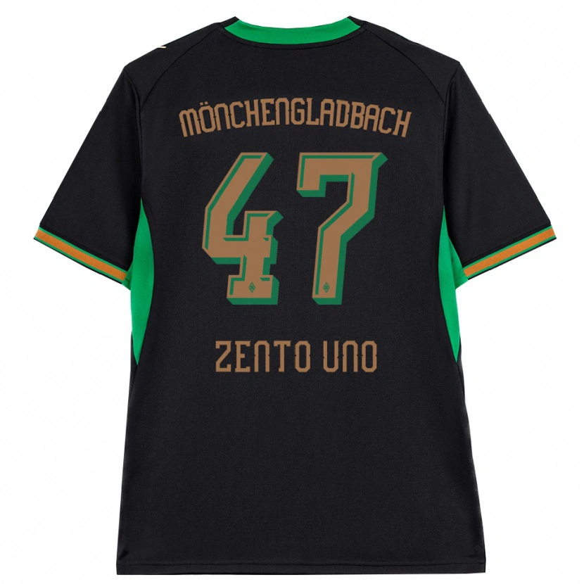 Danxen Dames Zento Uno #47 Zwart Oranje Groen Bruin Uitshirt Uittenue 2026/27 T-Shirt België