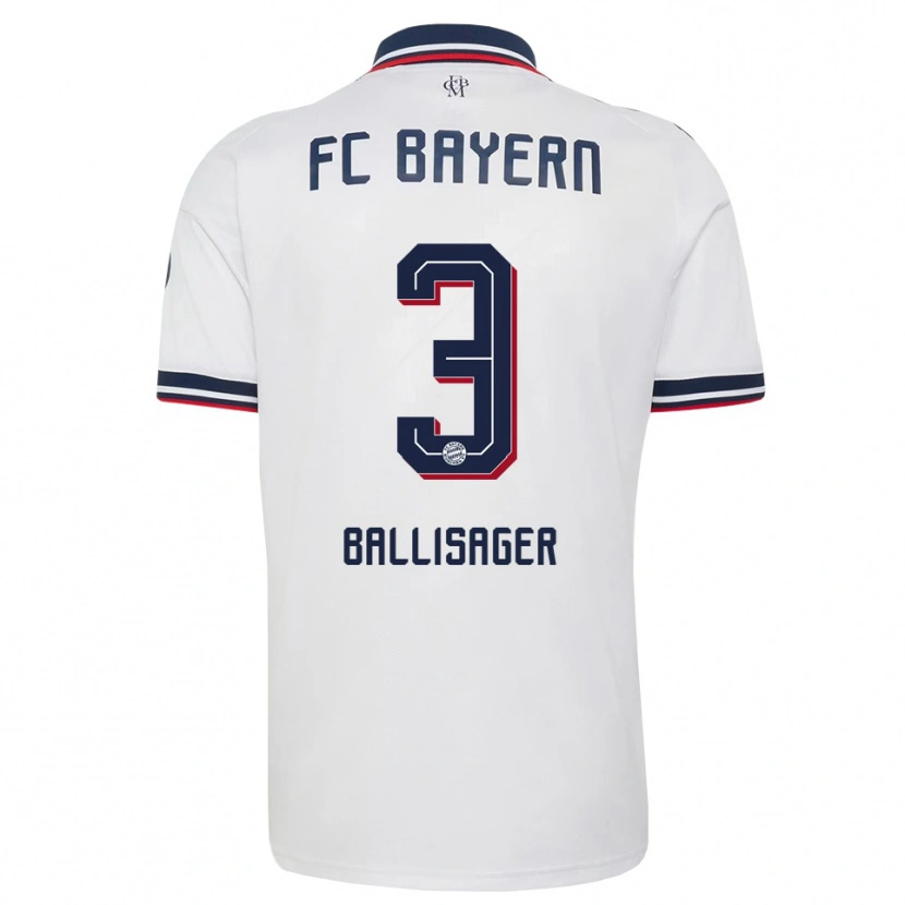 Danxen Dames Stine Ballisager #3 Wit Grijs Rood Uitshirt Uittenue 2026/27 T-Shirt België