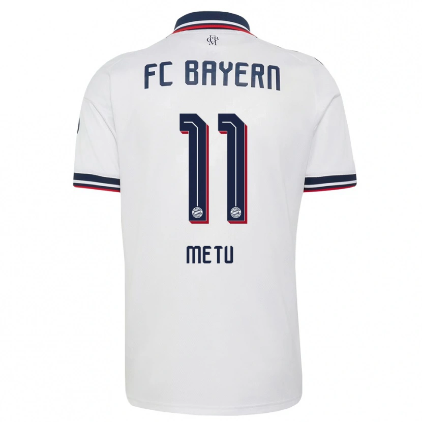 Danxen Dames Emilian Metu #11 Wit Grijs Rood Uitshirt Uittenue 2026/27 T-Shirt België